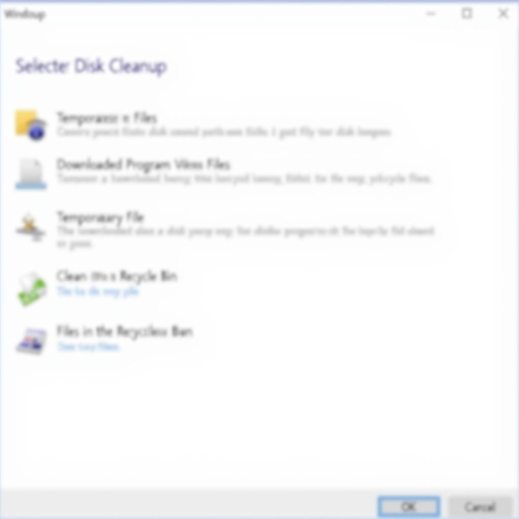 Dọn dẹp file rác trên Windows 10 bằng Disk Cleanup