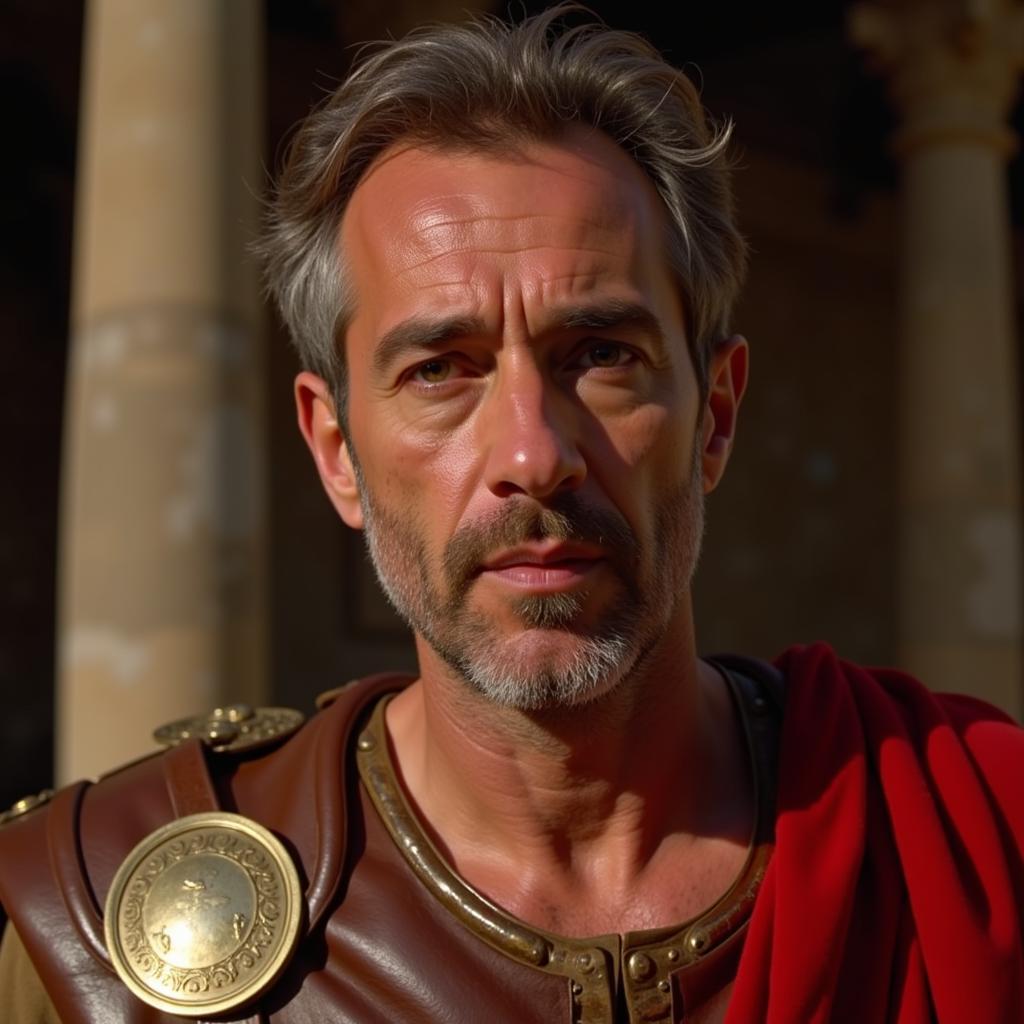 Fabrice Luchini trong vai Julius Caesar - Astérix và Obélix Giải Cứu Nước Anh