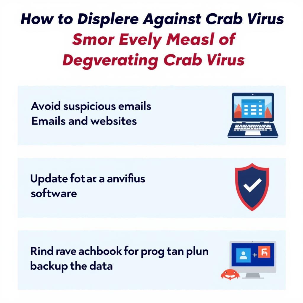 Các biện pháp phòng ngừa virus Crab