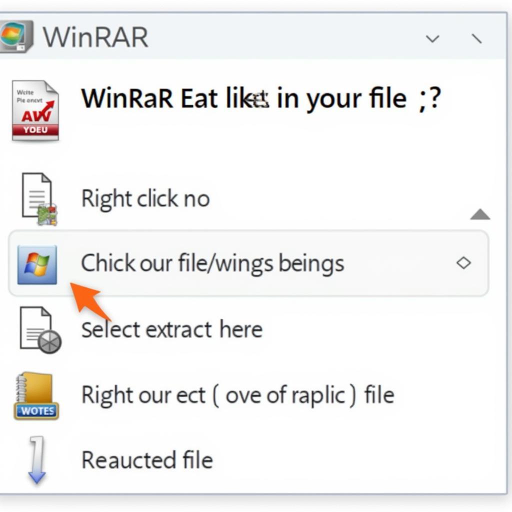 Giải nén file bằng WinRAR