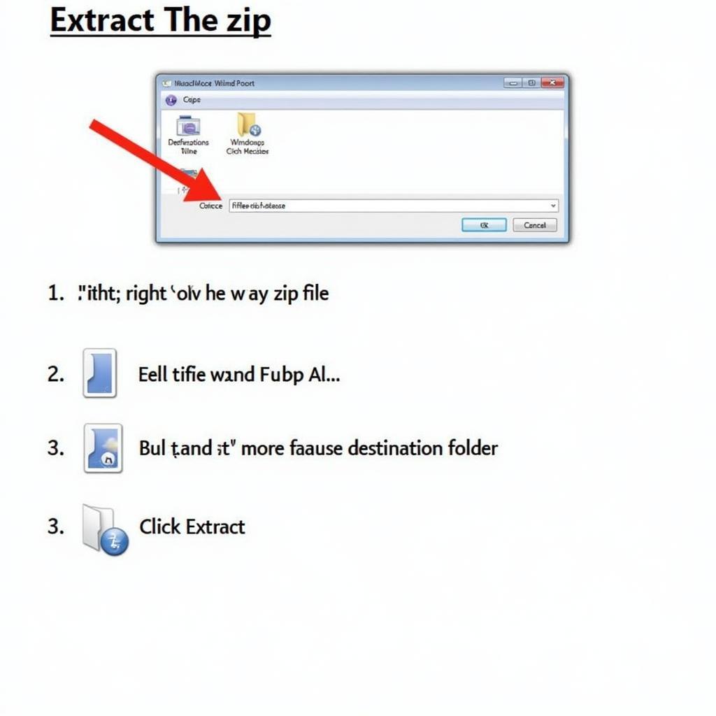 Giải nén file zip trên Win 7 sử dụng tính năng có sẵn