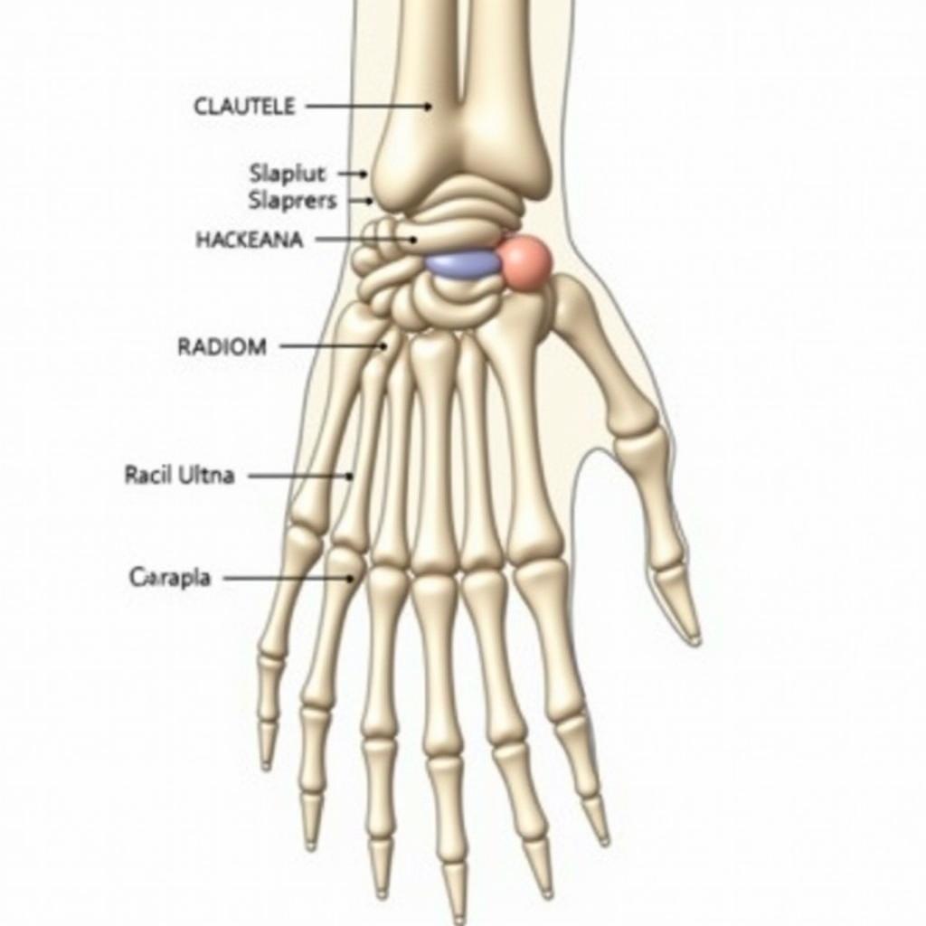 Hình ảnh giải phẫu xương chi trên