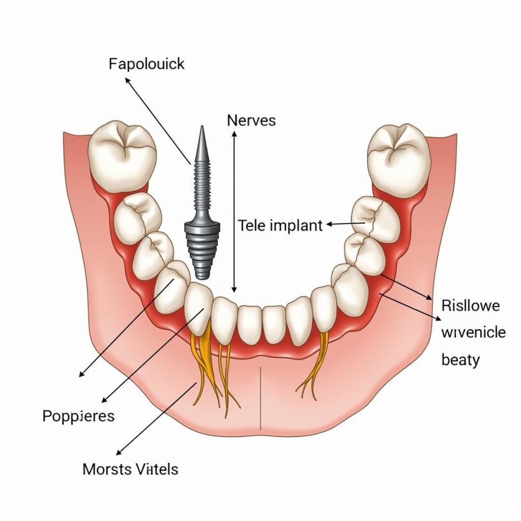 Giải phẫu xương hàm dưới trong nha khoa