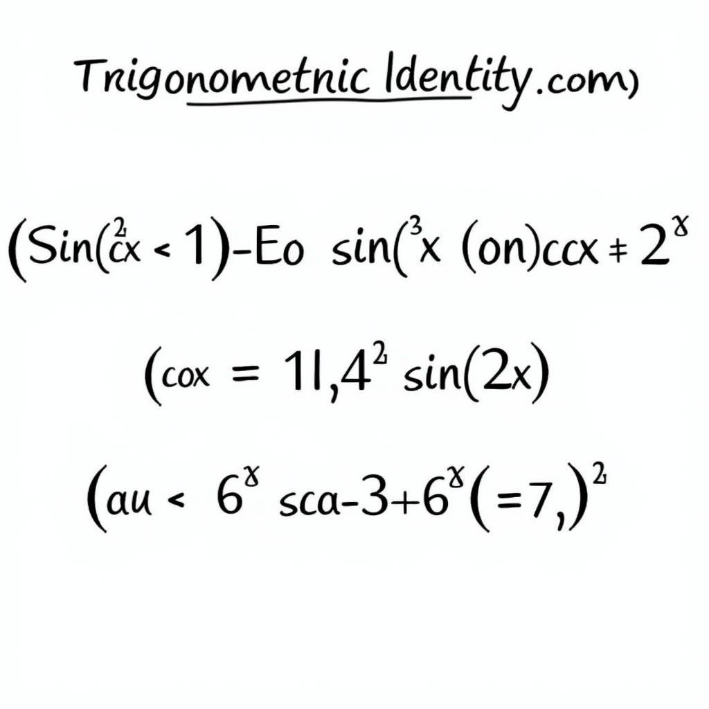 Công thức biến đổi tích thành tổng sinx cosx