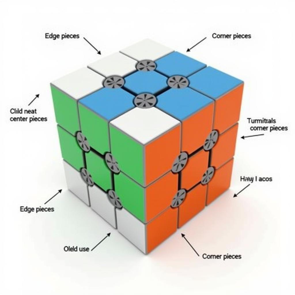 Cấu tạo Rubik 4x4