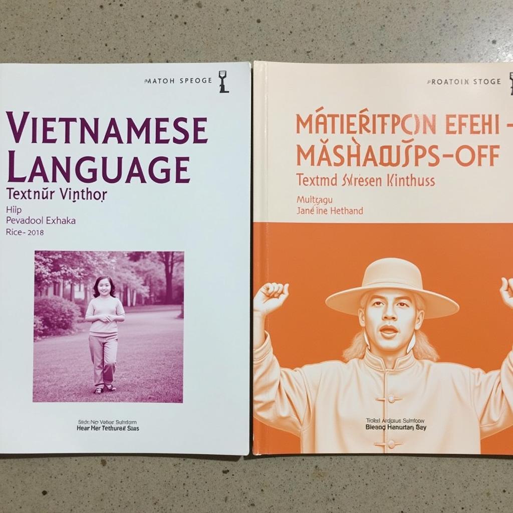 Sách giáo khoa tiếng Việt lớp 5 và vở bài tập tiếng Việt lớp 5.