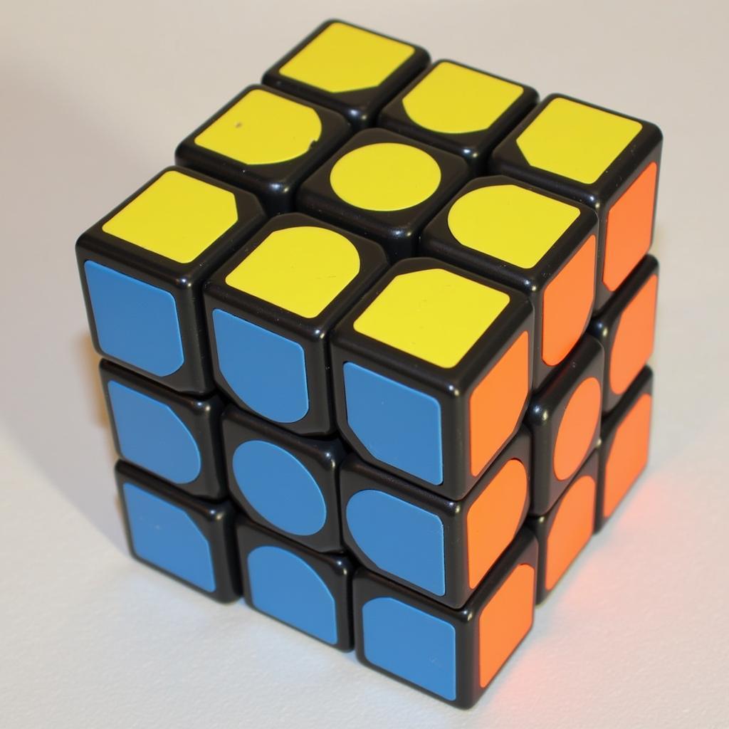 Hoàn thành tầng 2 rubik