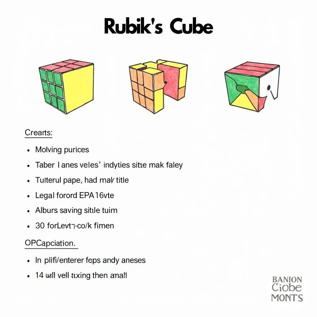 Hướng dẫn giải Rubik Cube cho người mới bắt đầu