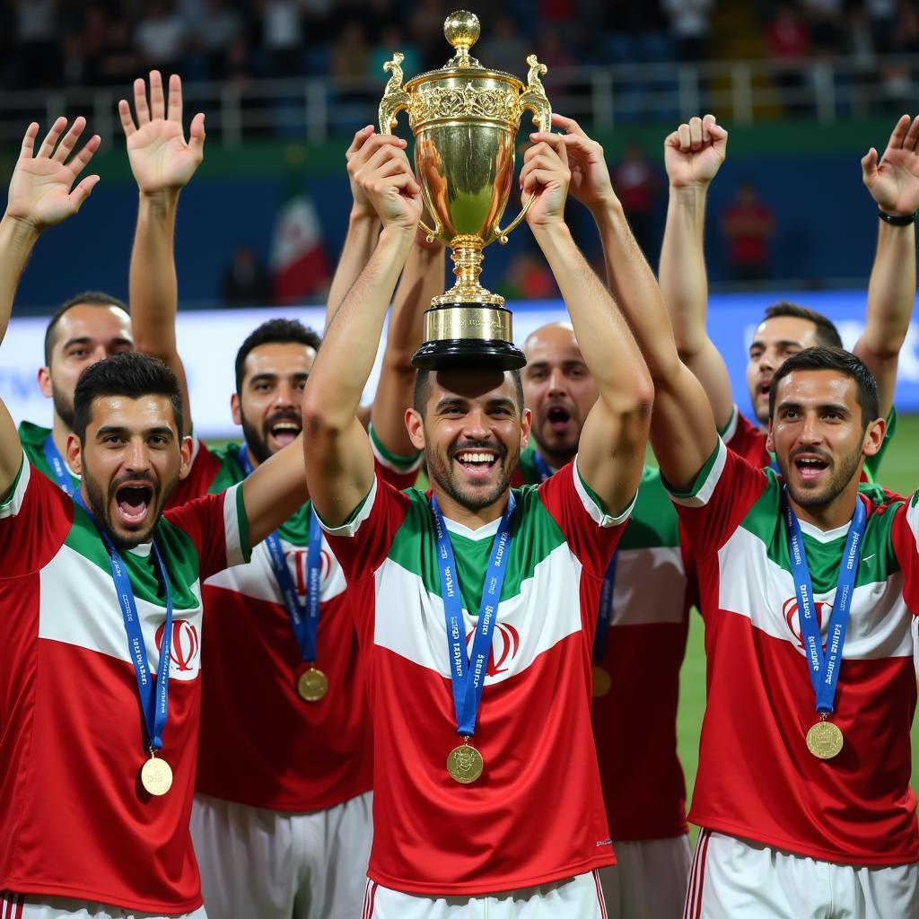 Iran vô địch Futsal Châu Á 2018