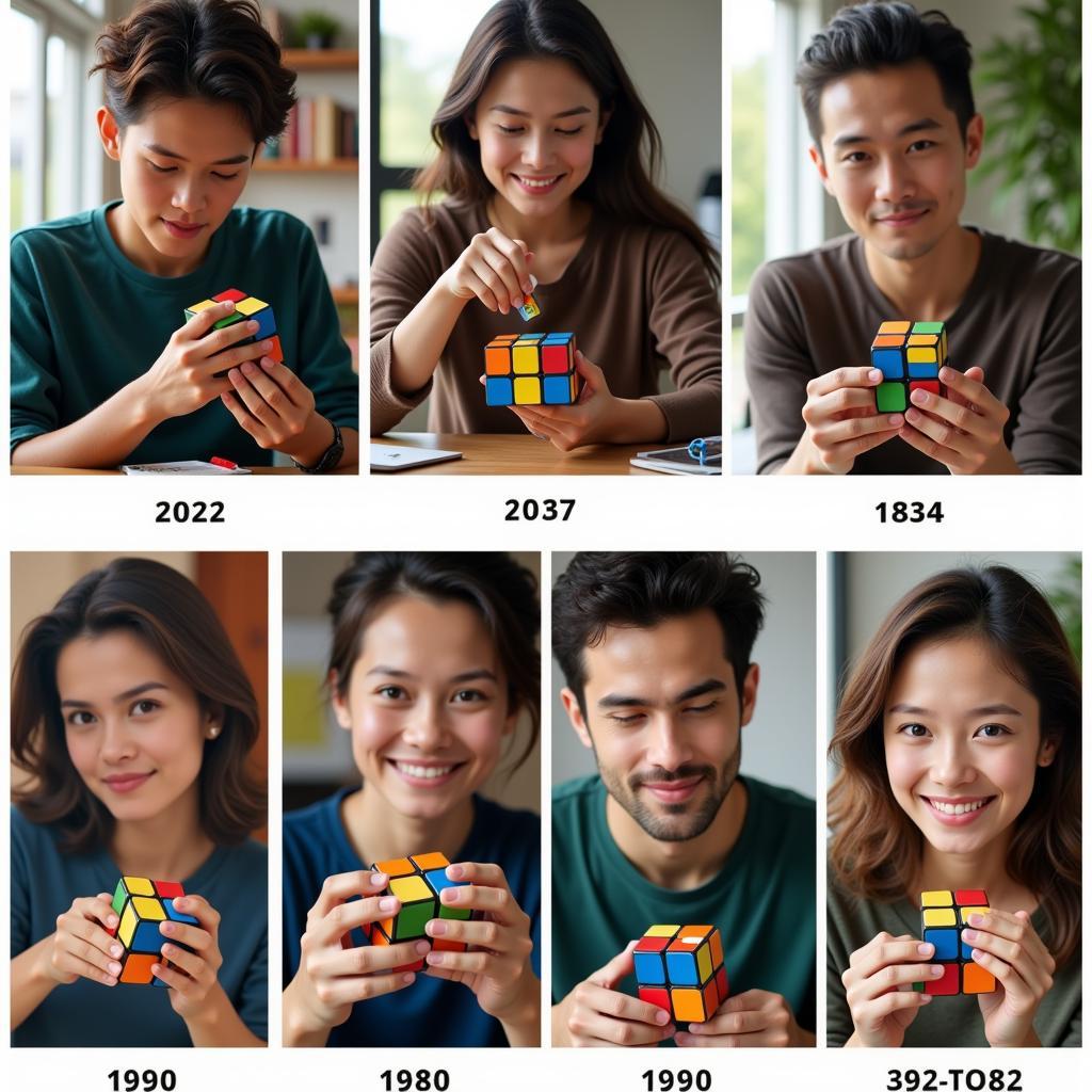 Luyện tập thường xuyên để giải Rubik nhanh