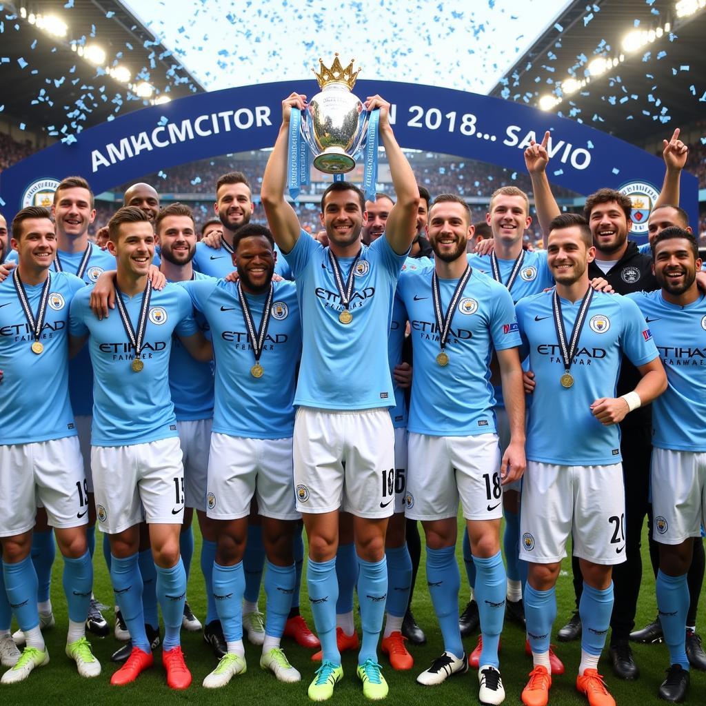 Man City Vô Địch Ngoại Hạng Anh 2017