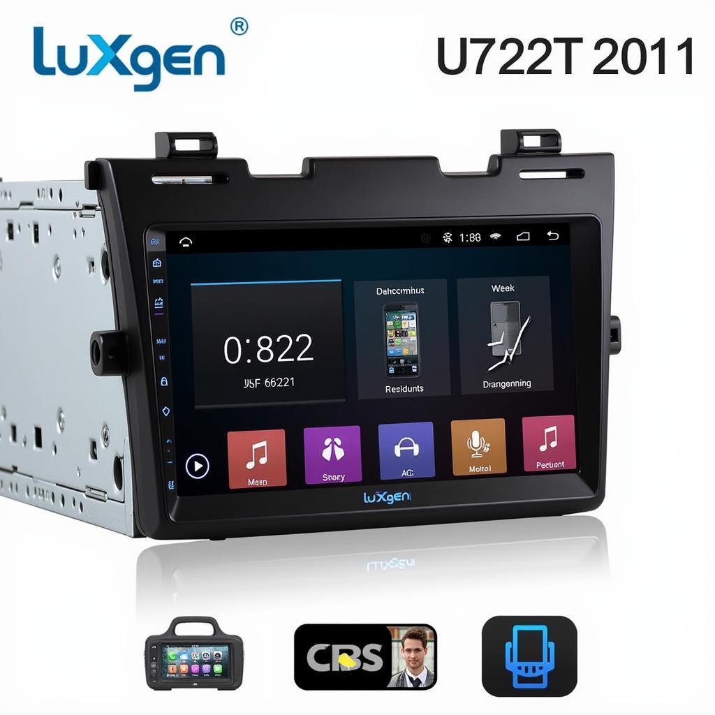 Màn hình Android cho Luxgen U722T