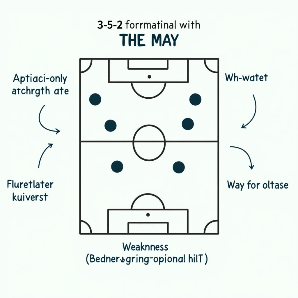 Phân tích chiến thuật 3-5-2: Điểm mạnh và điểm yếu