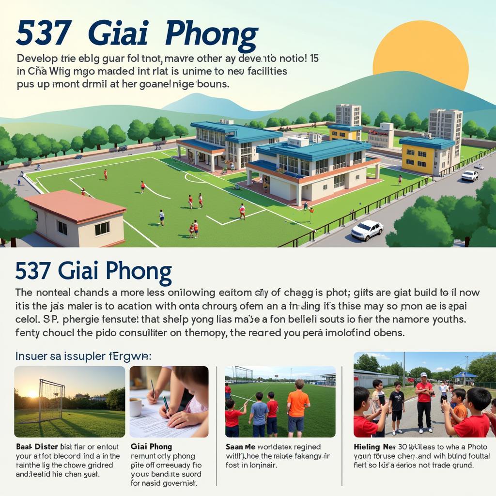 Phát triển bóng đá 537 Giải Phóng