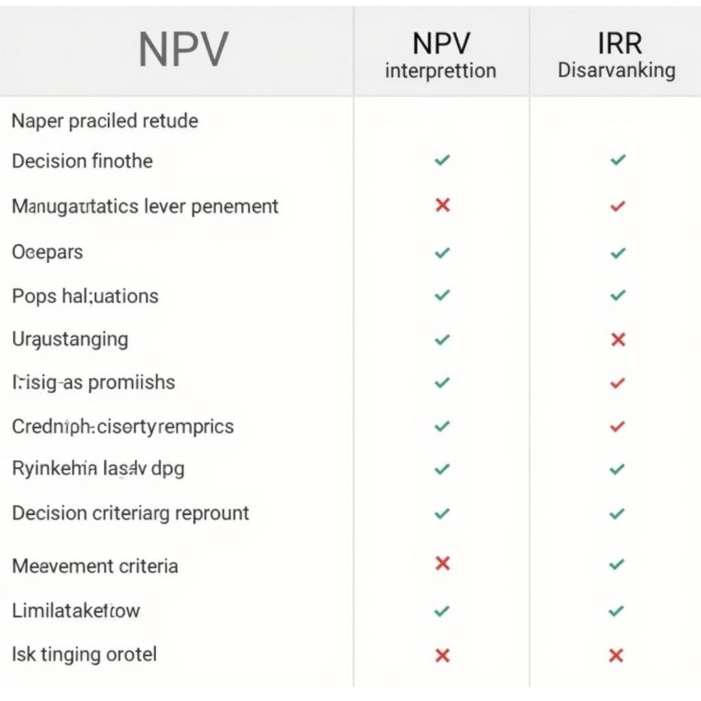 So sánh NPV và IRR