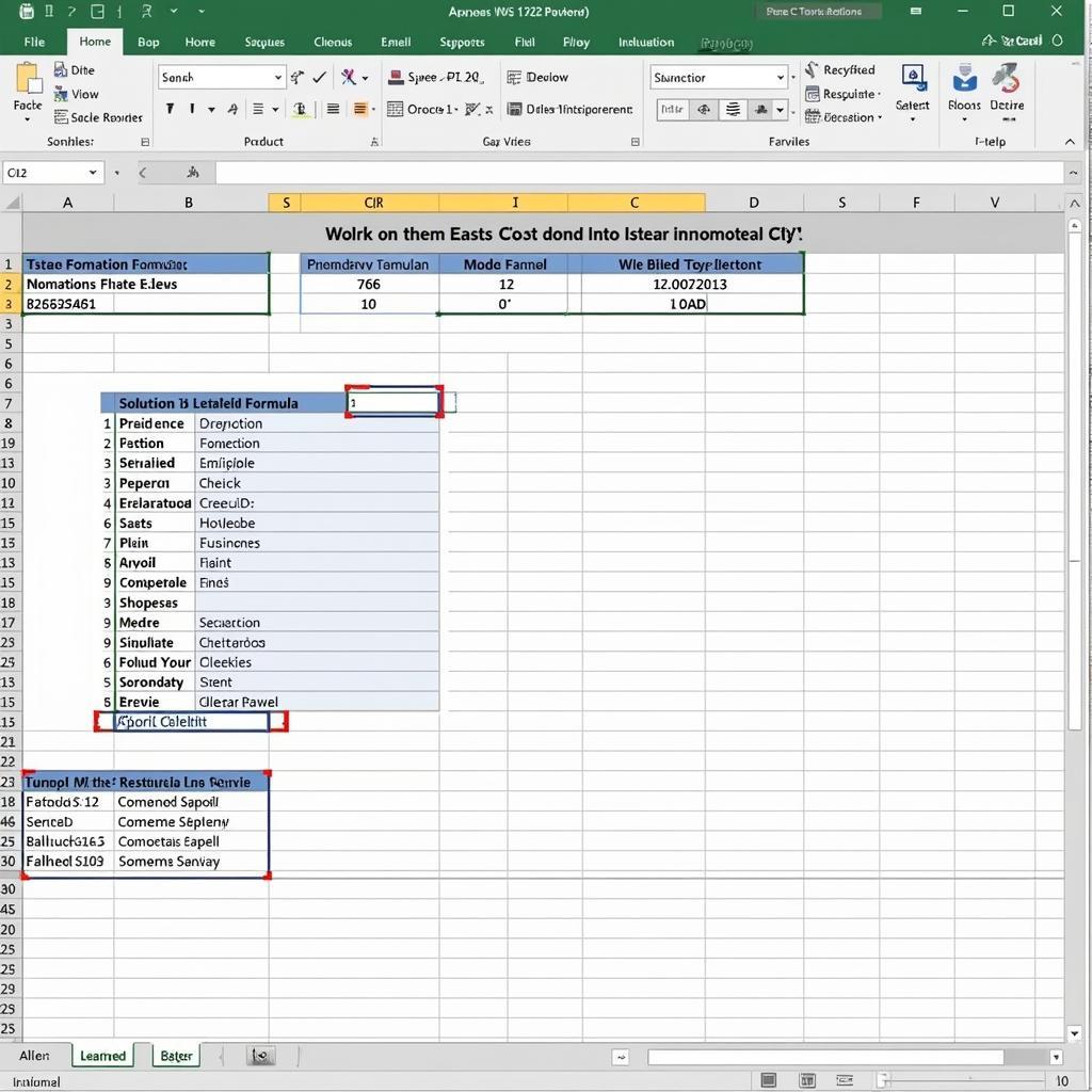 Sử Dụng Bảng Tính Excel Có Lời Giải