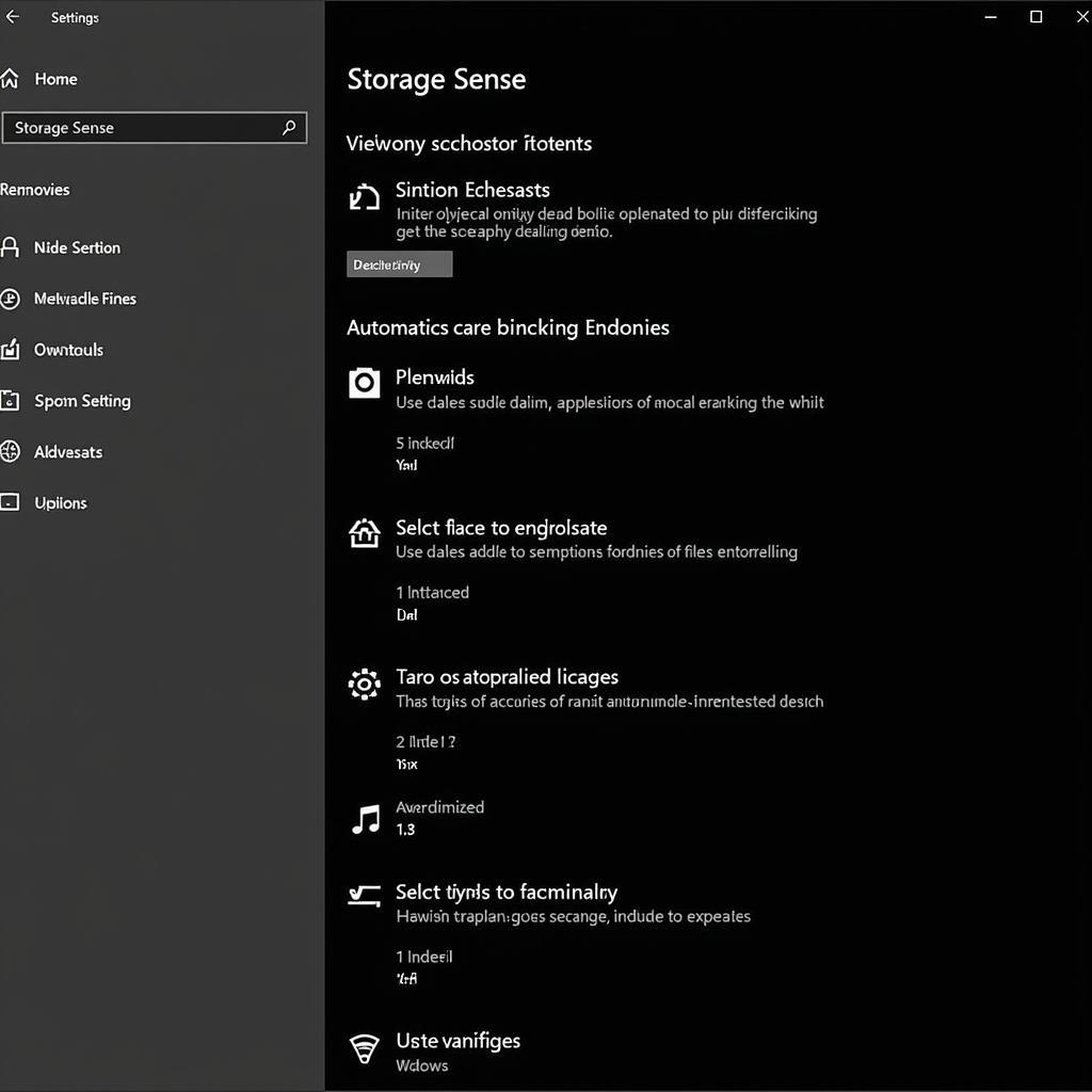 Sử dụng Storage Sense trên Windows 10