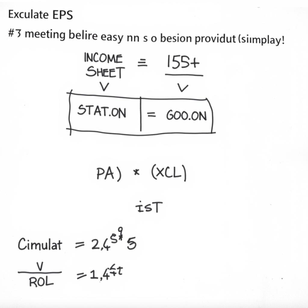 Ví dụ bài tập về EPS