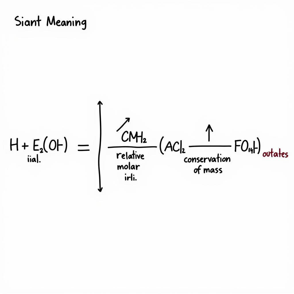 Ý nghĩa của phương trình hóa học