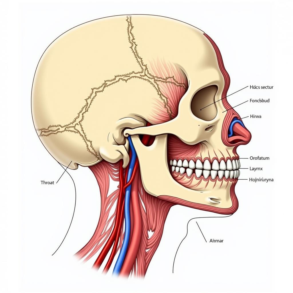 Các phần chính trong atlas giải phẫu tai mũi họng