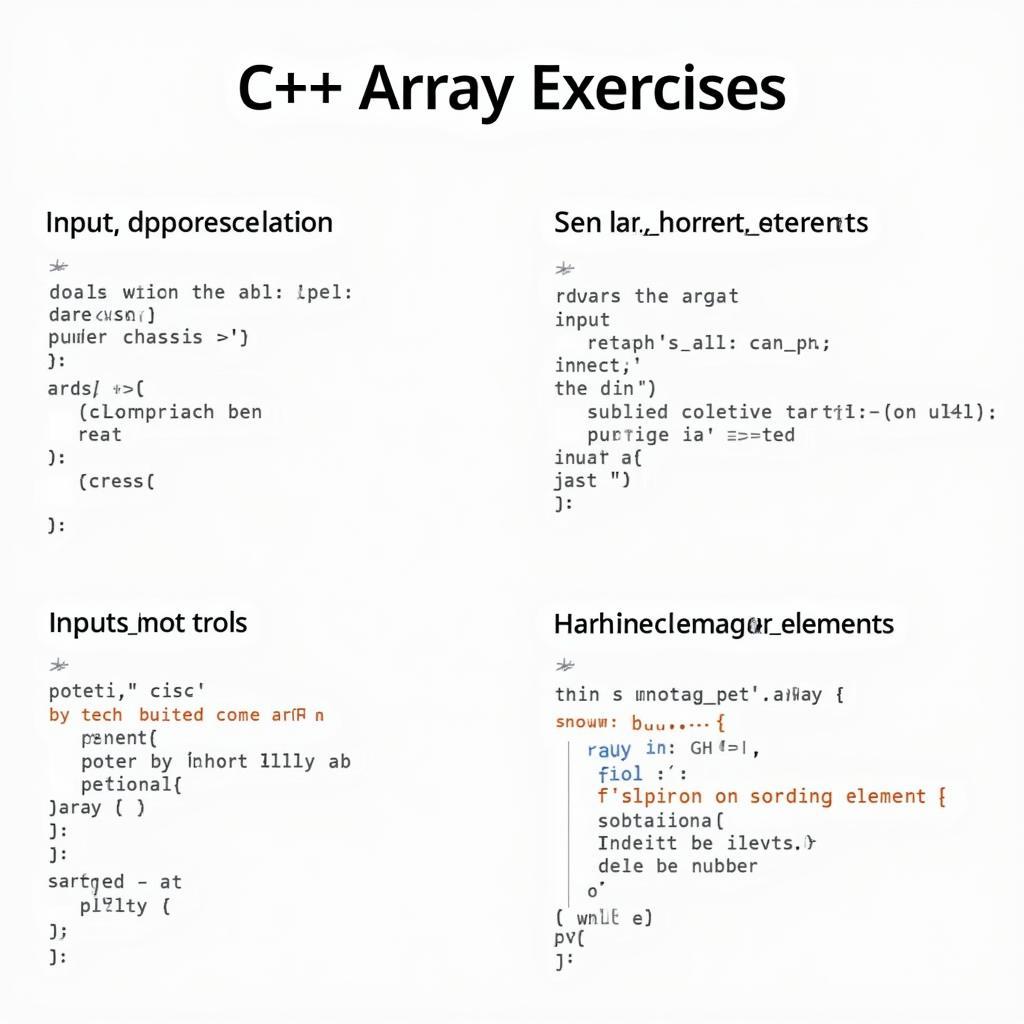 Bài tập mảng C++ cơ bản