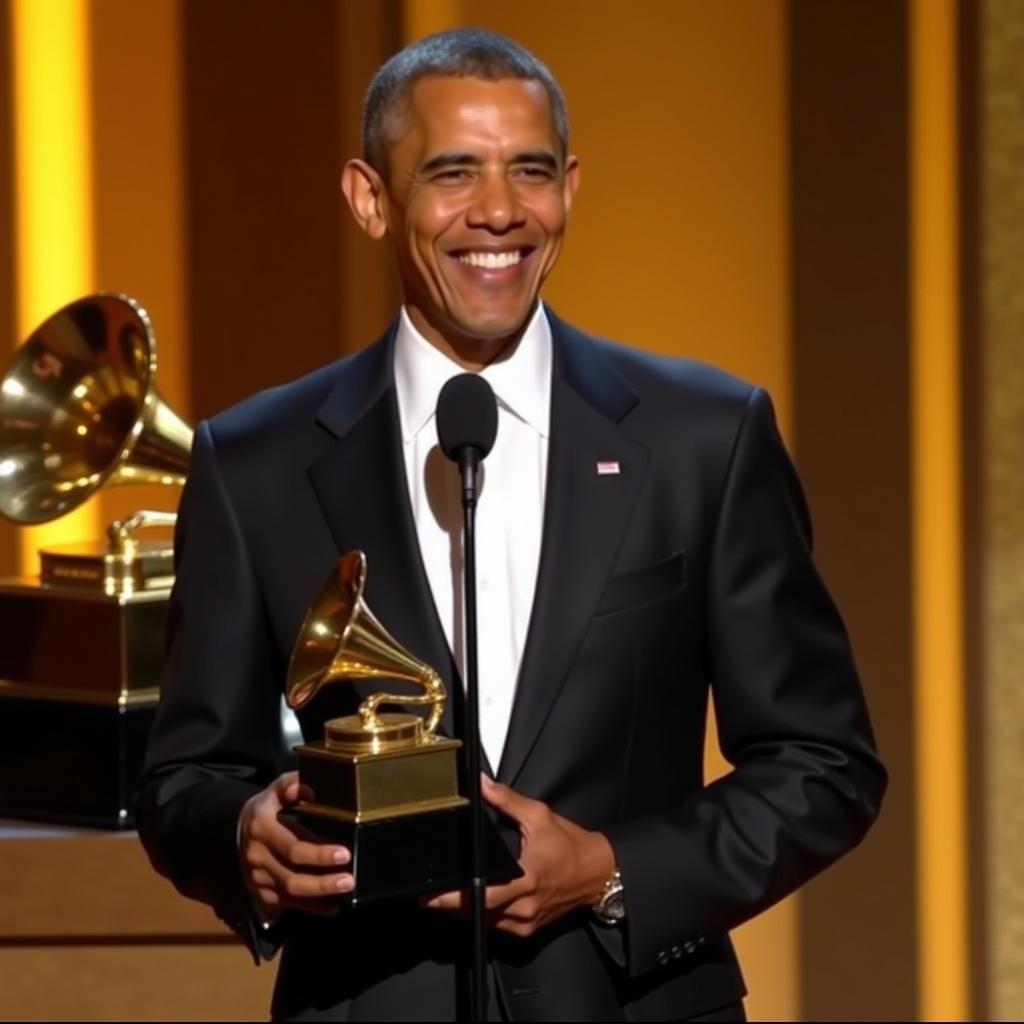 Barack Obama nhận giải Grammy đầu tiên