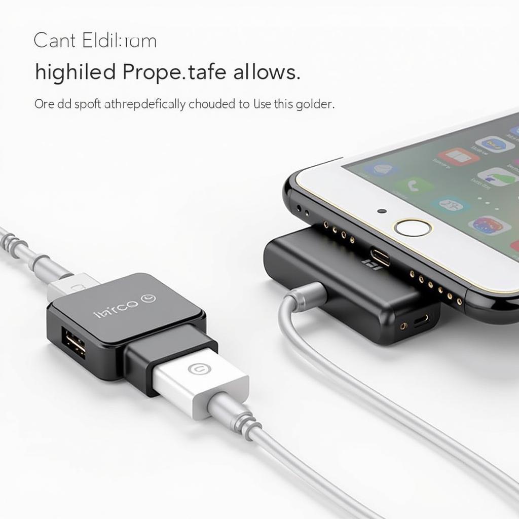 Bộ giải mã âm thanh cổng Lightning cho iPhone