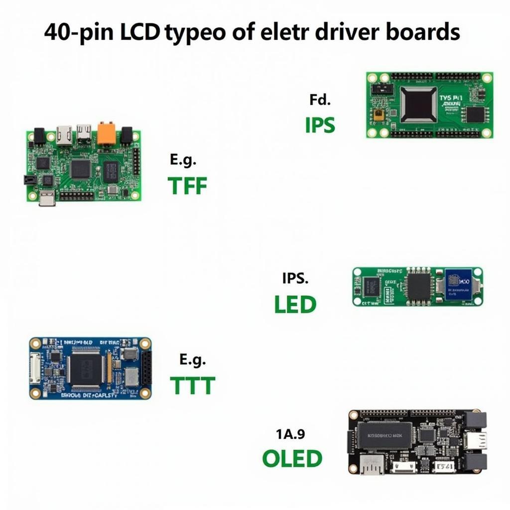 Các Loại Board Giải Mã LCD 40 Pin Phổ Biến