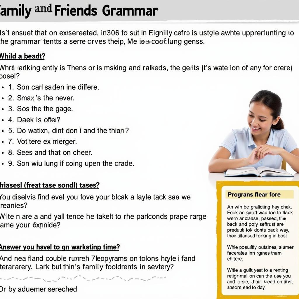 Giải bài tập ngữ pháp Family and Friends 5 Workbook Unit 1