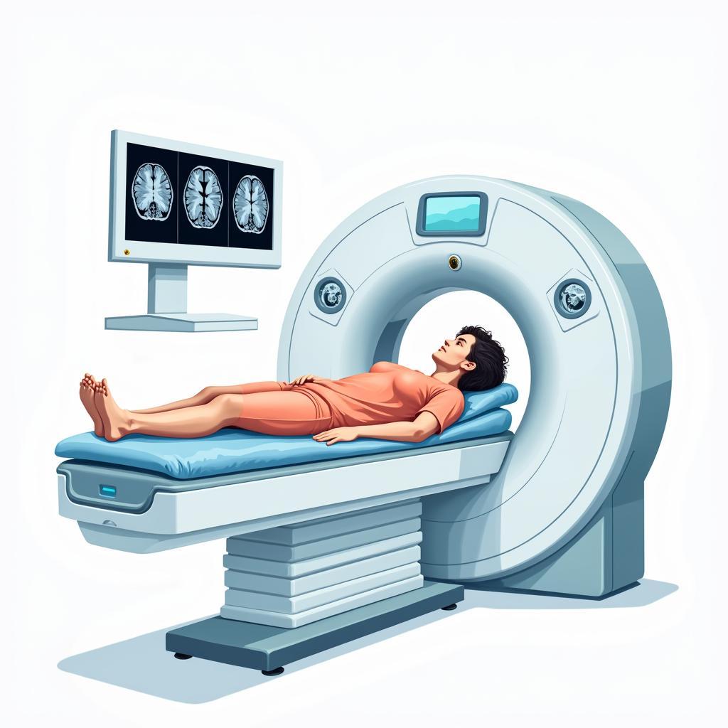 Quá trình chụp CT scan sọ não