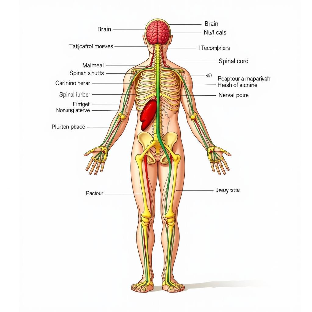 Giải VBT Sinh 9 Bài 12: Sơ đồ cấu tạo hệ thần kinh người