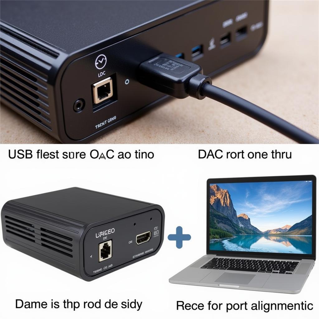 Kết Nối Cáp USB Với Giải Mã DAC