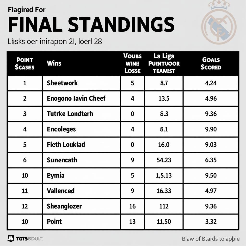 Kết quả La Liga mùa giải gần nhất