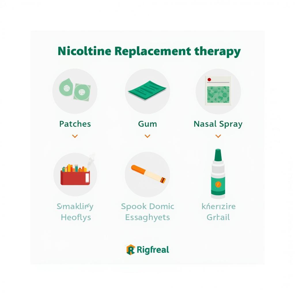 Liệu pháp nicotine thay thế: Miếng dán, kẹo cao su, thuốc xịt