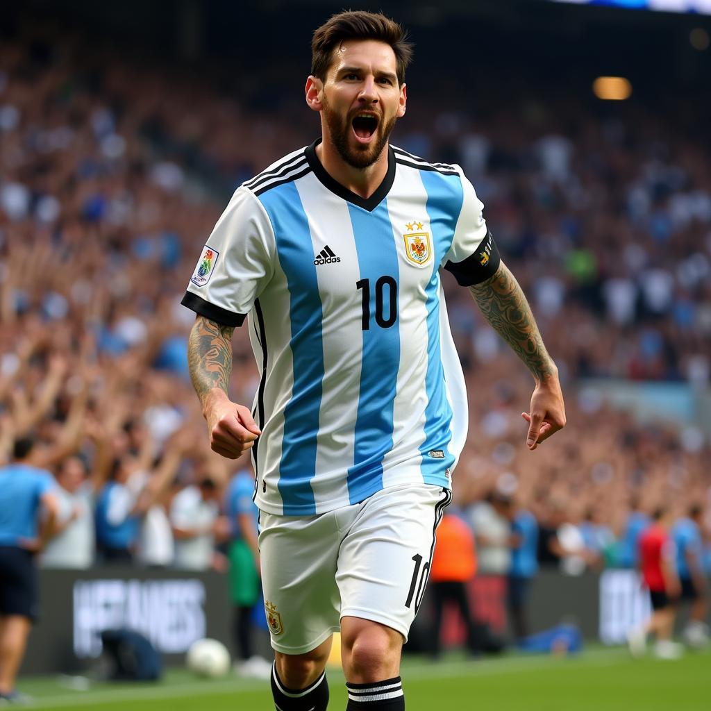 Lionel Messi, búp bê giải cứu Argentina