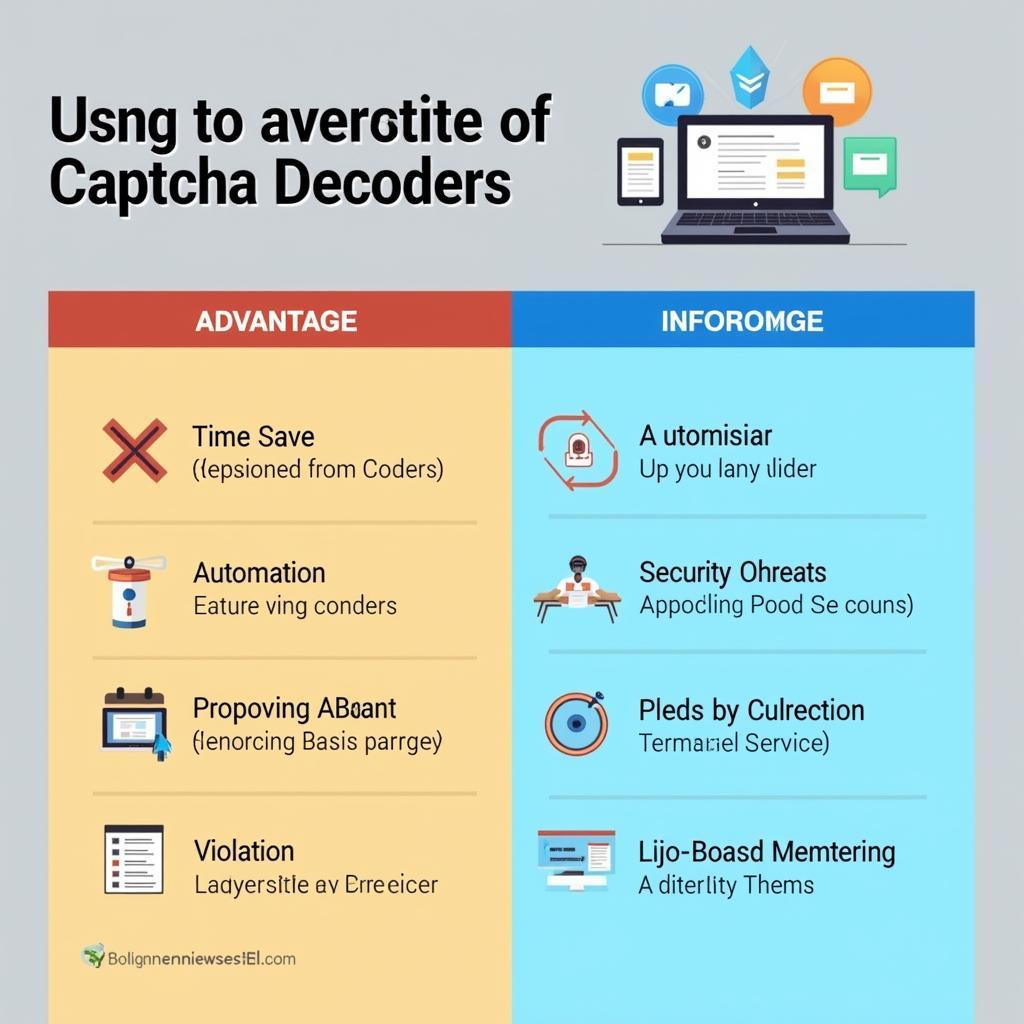 Lợi ích và rủi ro của bộ giải mã captcha