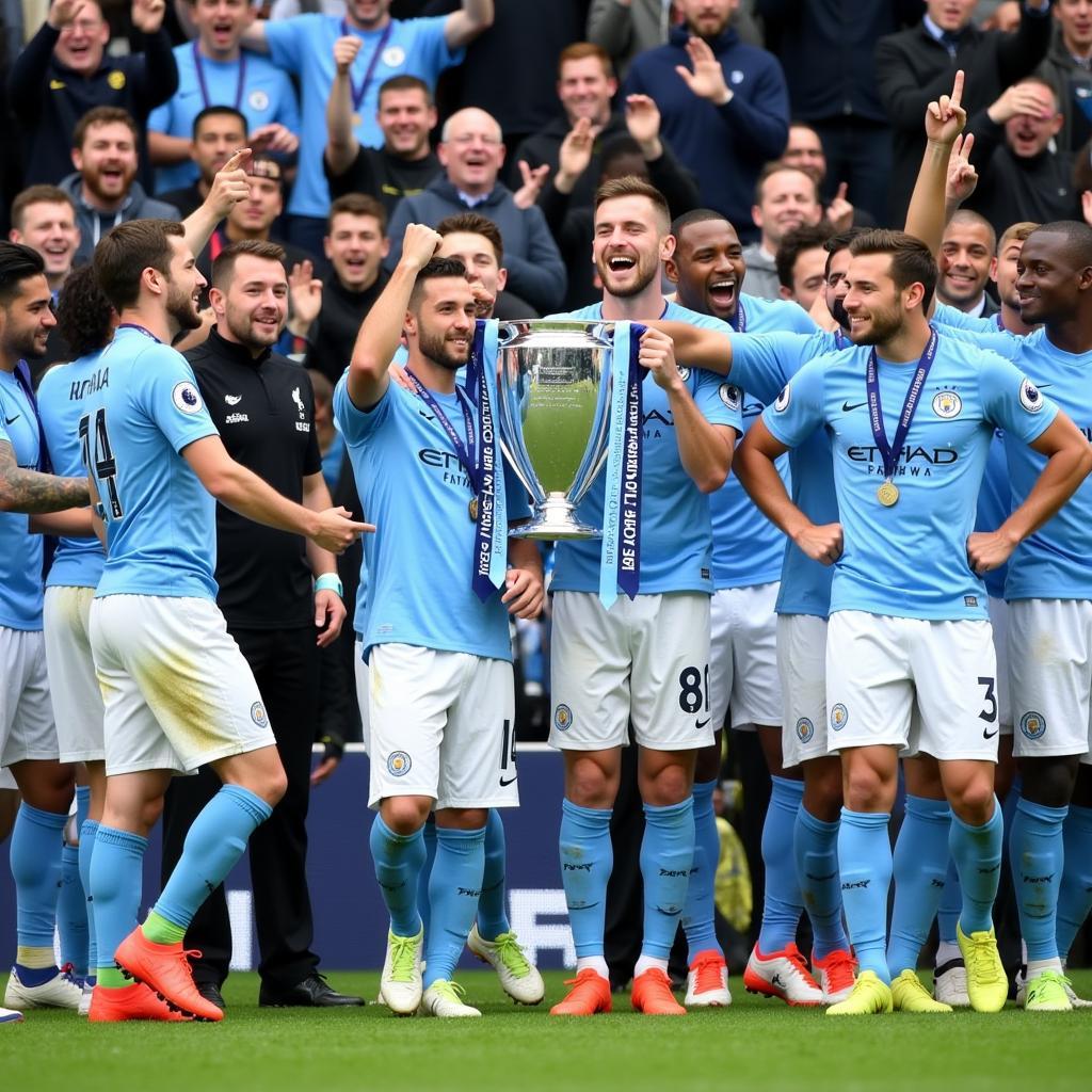 Man City vô địch Ngoại Hạng Anh 2019