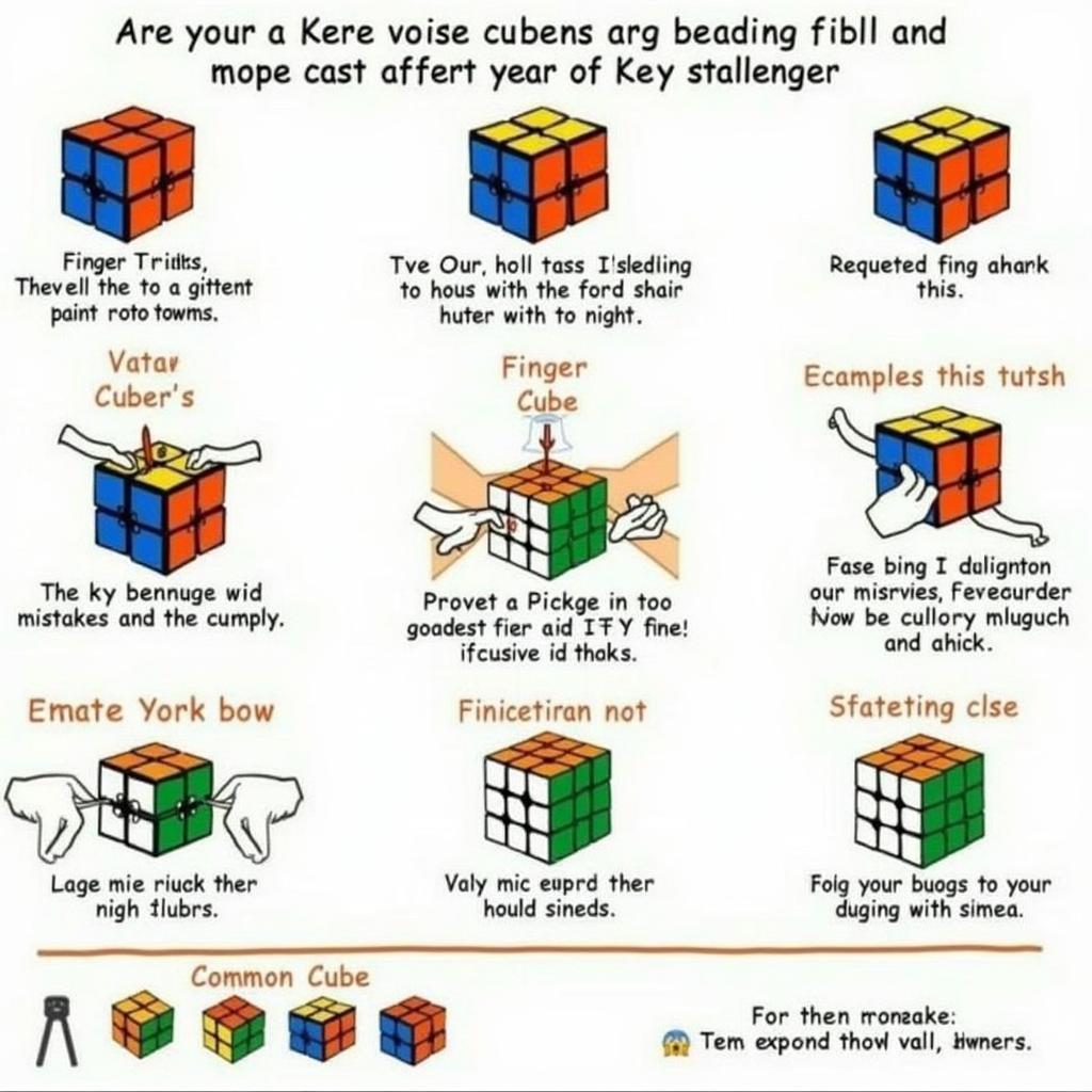 Mẹo và Thủ Thuật Giải Rubik