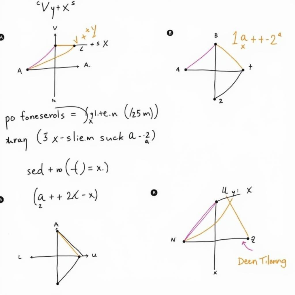 Sử dụng định lý và công thức