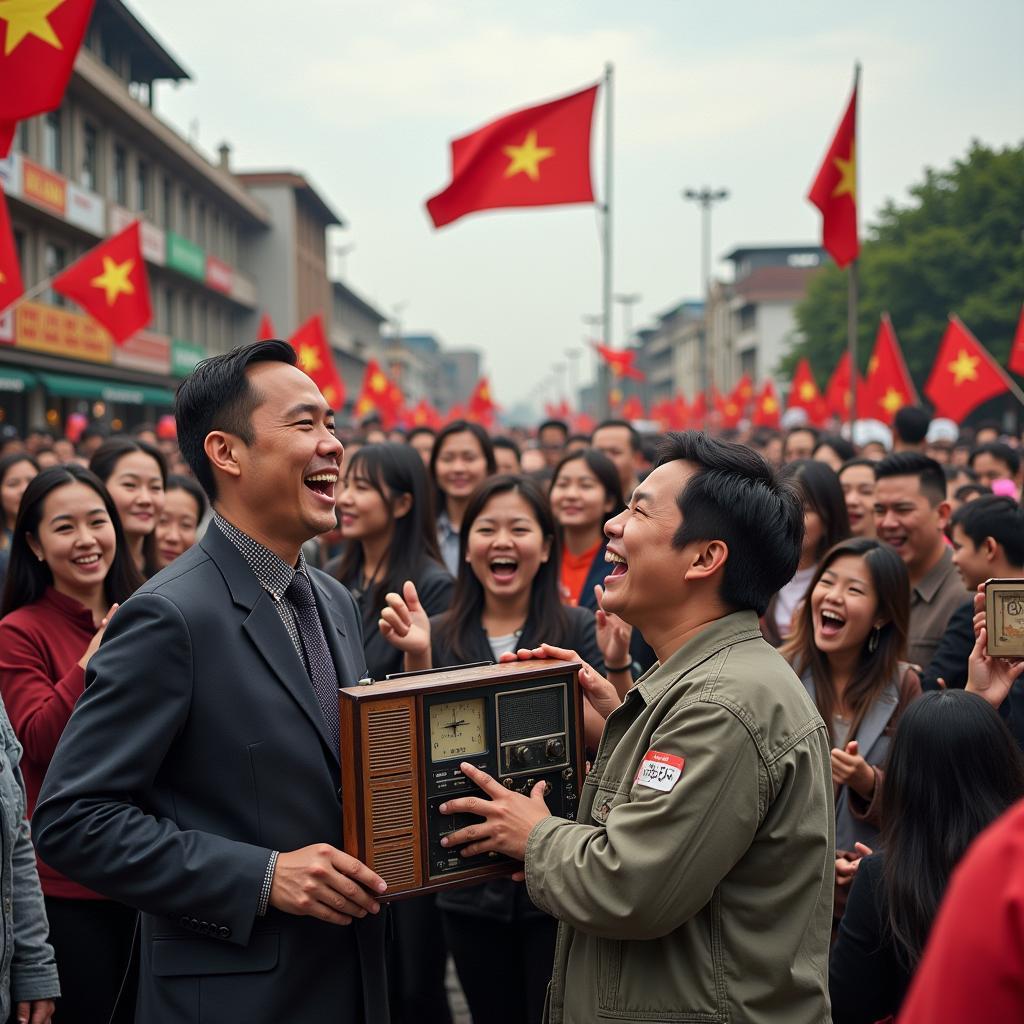 Bài phát thanh măng non giải phóng Định Quán