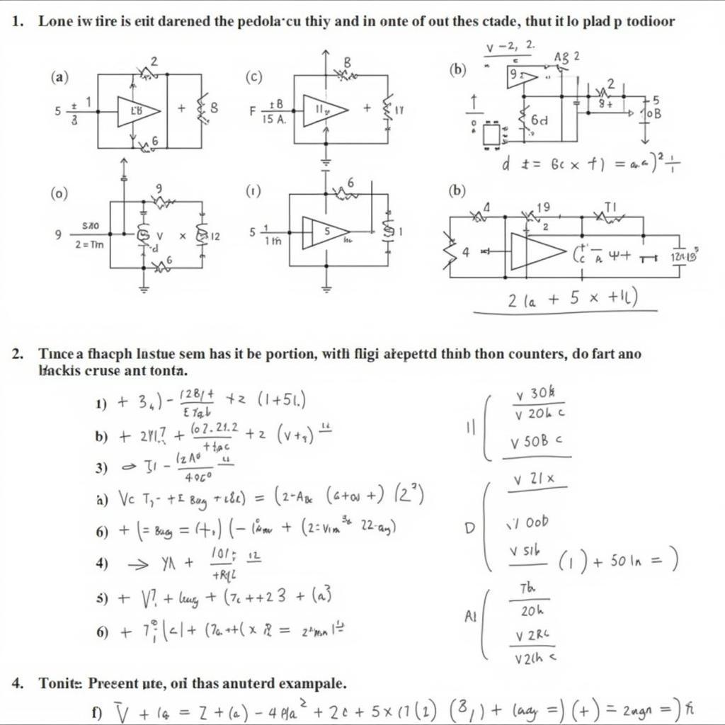 Bài tập điện tử số nâng cao