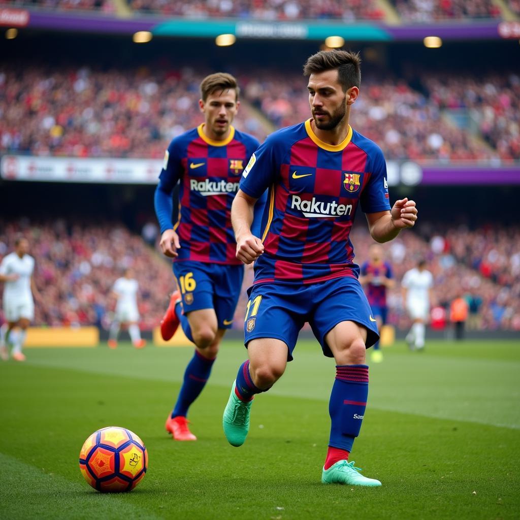 Barca thi đấu tại La Liga