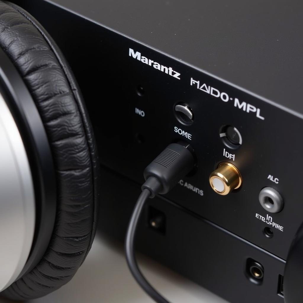 Bộ giải mã Marantz HD-DAC1 kết nối với tai nghe