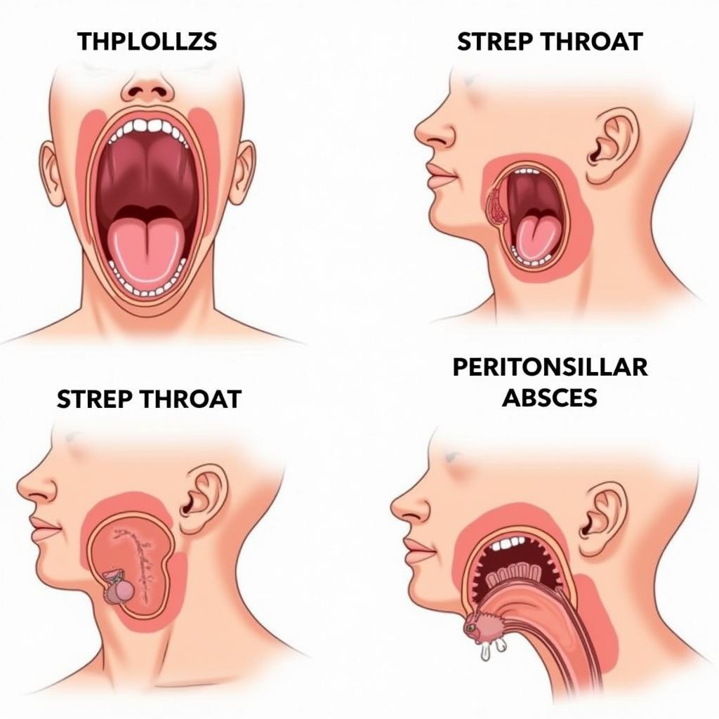 Các vấn đề thường gặp ở vùng hầu họng