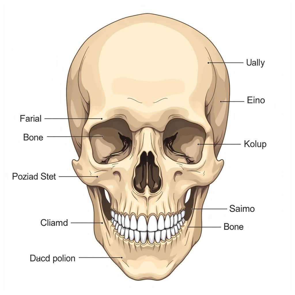 Cấu trúc xương của hộp sọ