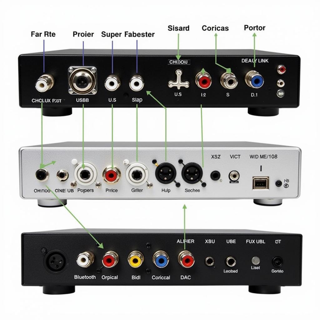 DAC Chosii với nhiều cổng kết nối