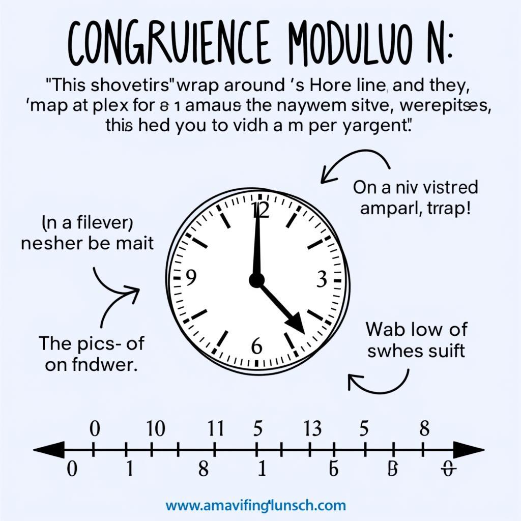 Giải thích về đồng dư thức modulo n