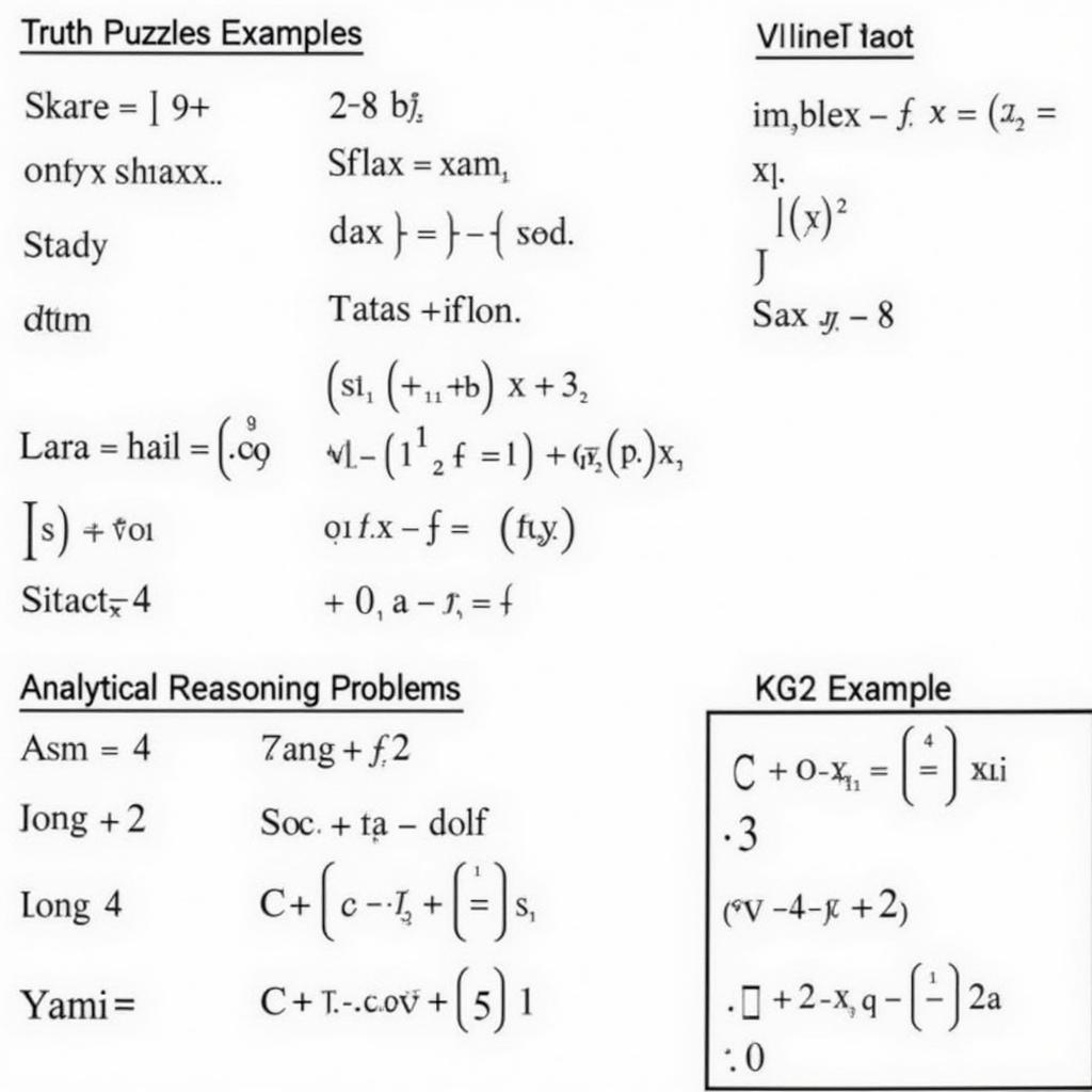 Các dạng bài tập logic học phổ biến