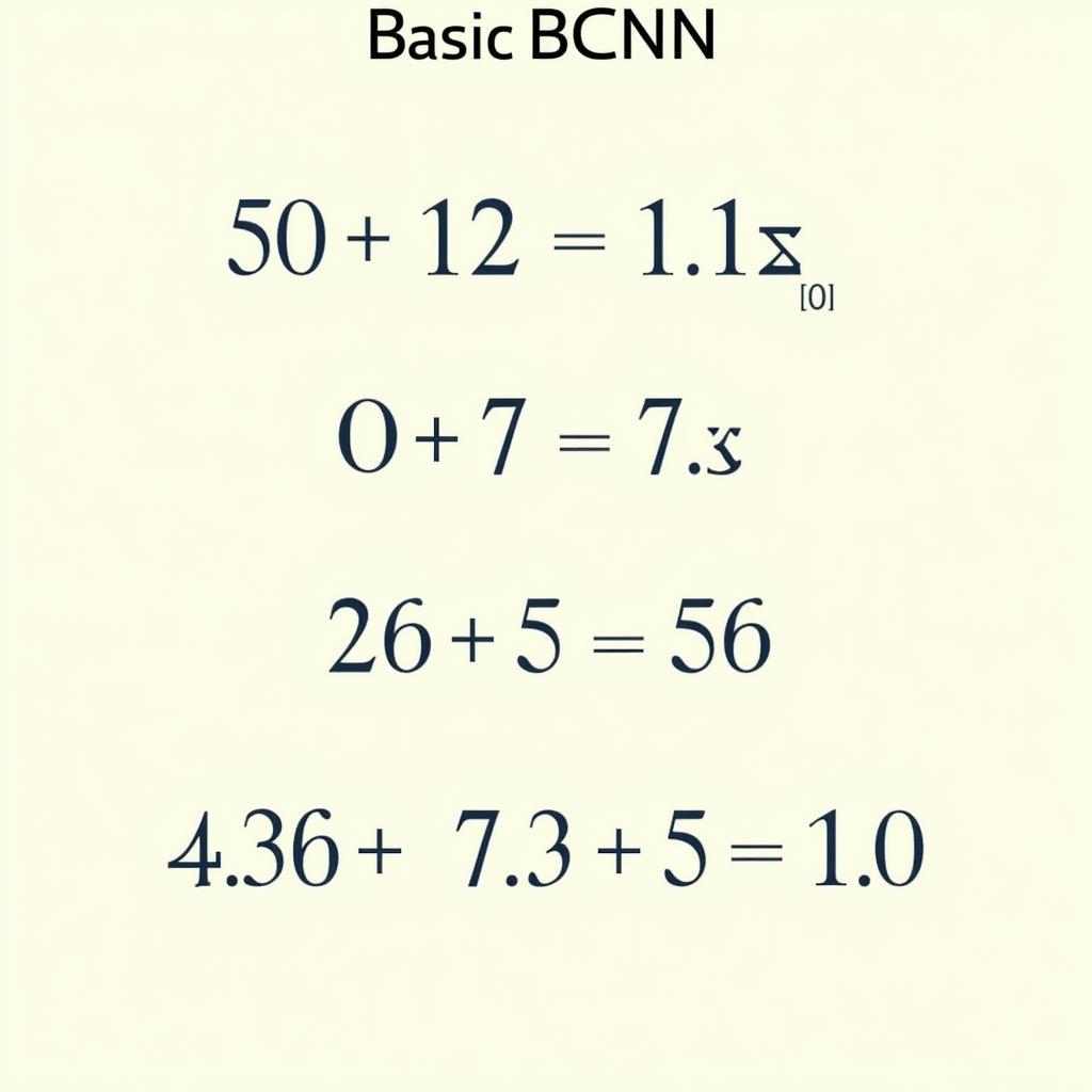 Giải bài toán BCNN cơ bản