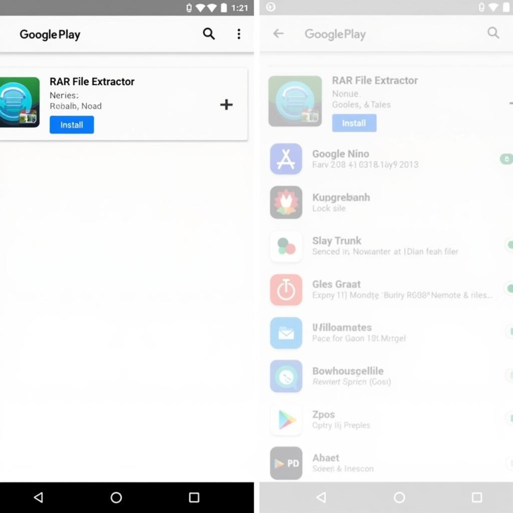 Cài đặt ứng dụng giải nén file RAR trên Android